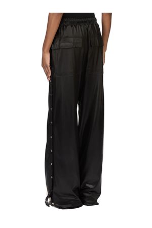 Pantaloni larghi in jersey nero lucido RICK OWENS DRKSHDW | DS01F4336JL09